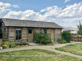 two-room log cabin
